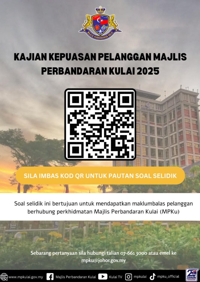 Kajian Kepuasan Pelanggan di Kawasan Pentandbiran MPKu Tahun 2025